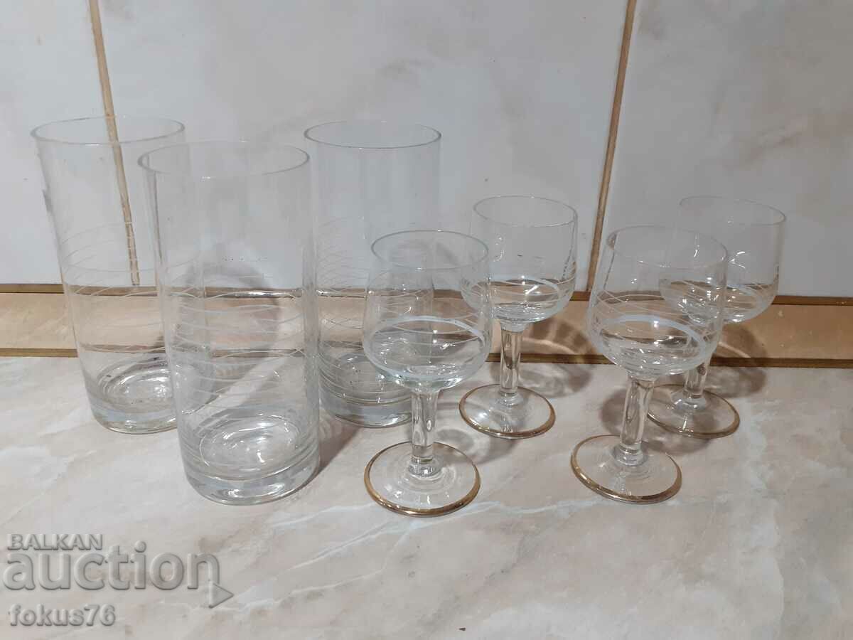 Auction Lot of glass cups Auction Lot of glass cups