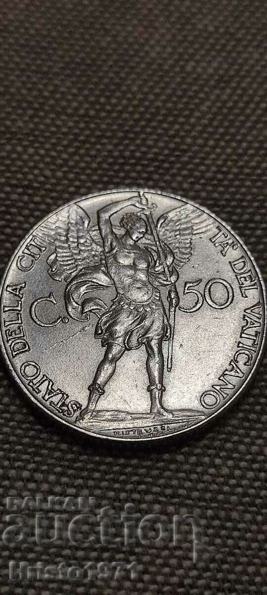 50 centesimi 1940 Vatican