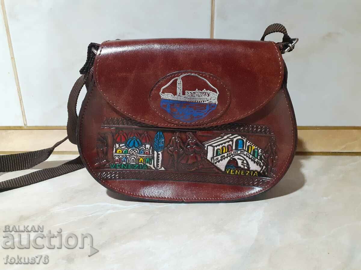 Branded Italian Leather Bag - Brand New with price 39.00 BGN | € 19.94 Branded Italian Leather Bag - Brand New with price 39.00 BGN | € 19.94