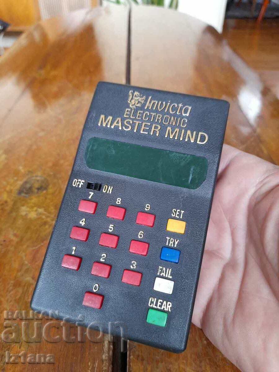 Electronic Master Mind Invicta with price 37.00 BGN | € 18.92 Electronic Master Mind Invicta with price 37.00 BGN | € 18.92