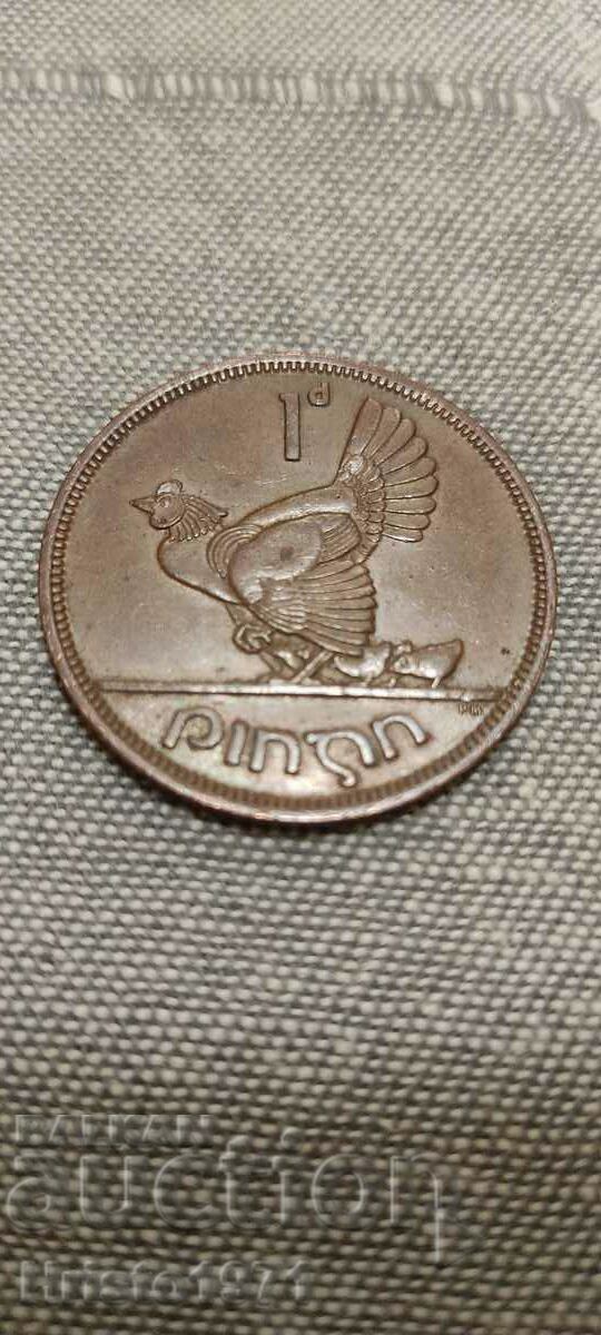 1 penny 1943 Irlanda