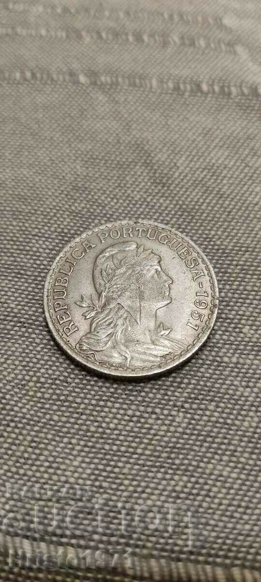 1 escudo 1951 cu preț € 2.00 | 3.91 BGN