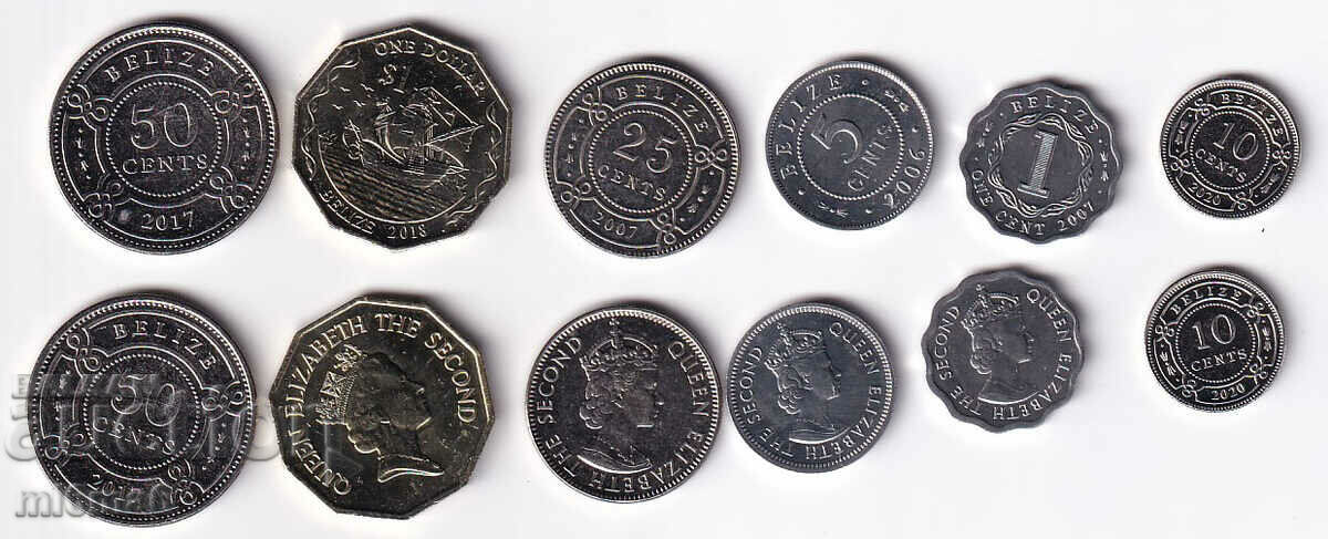 Belize coin set