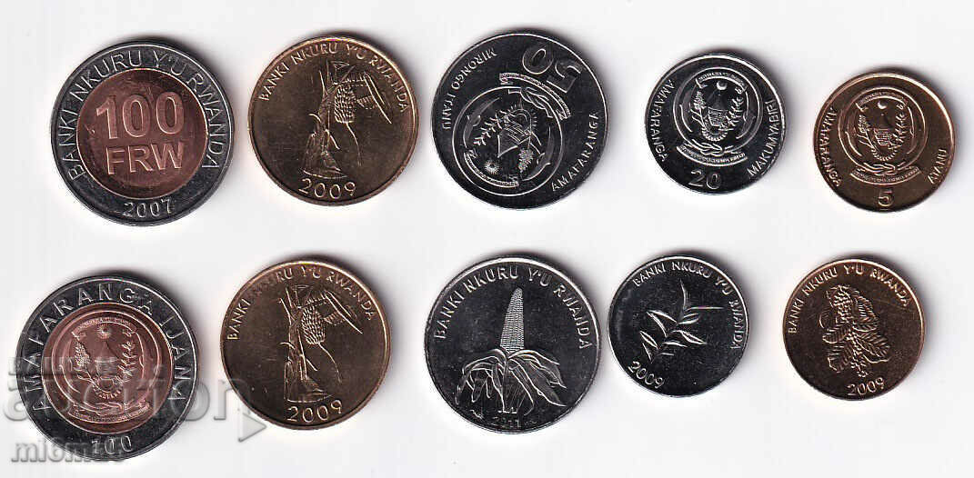 Rwanda coin set