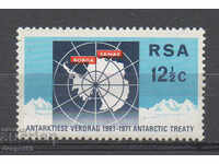 1971. Юж. Африка. Десета годишнина от Договора за Антарктика