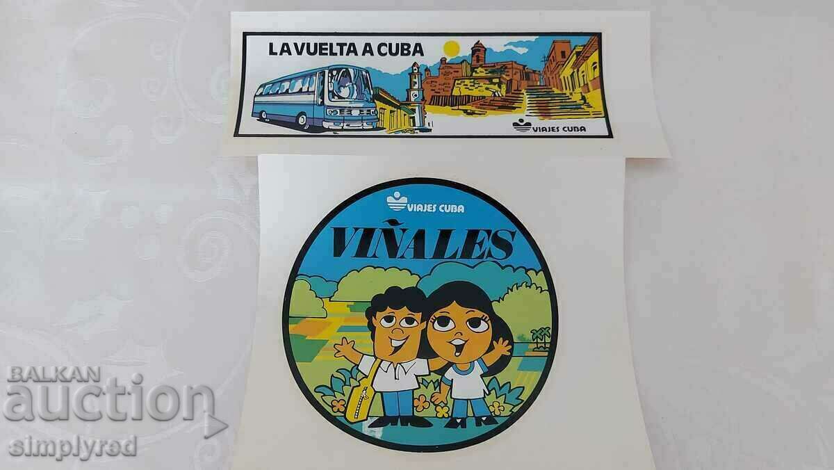 Колекция Куба от 80-те, огромни стикери, картички и ка
