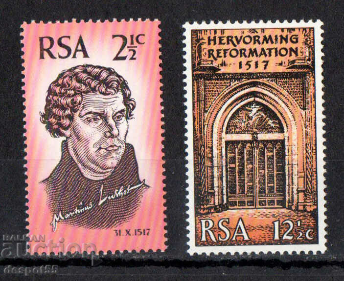 1967. Юж. Африка. 450-годишнината от Реформацията.