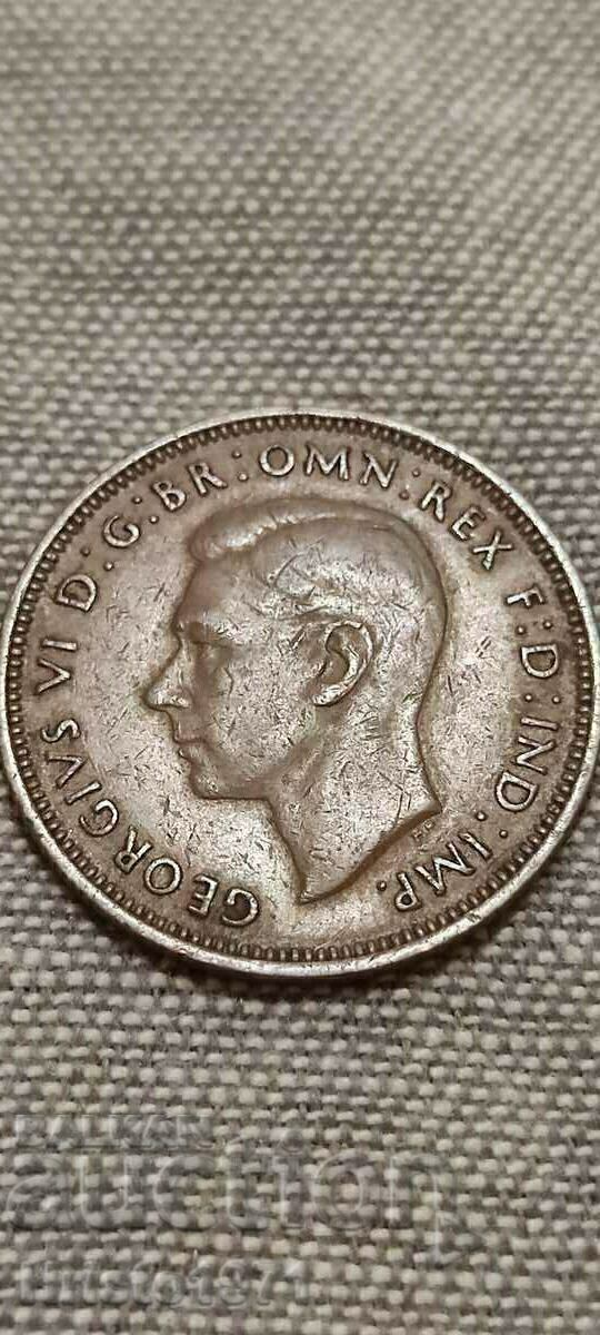 Halfpenny 1942 with price € 3.00 | 5.87 BGN