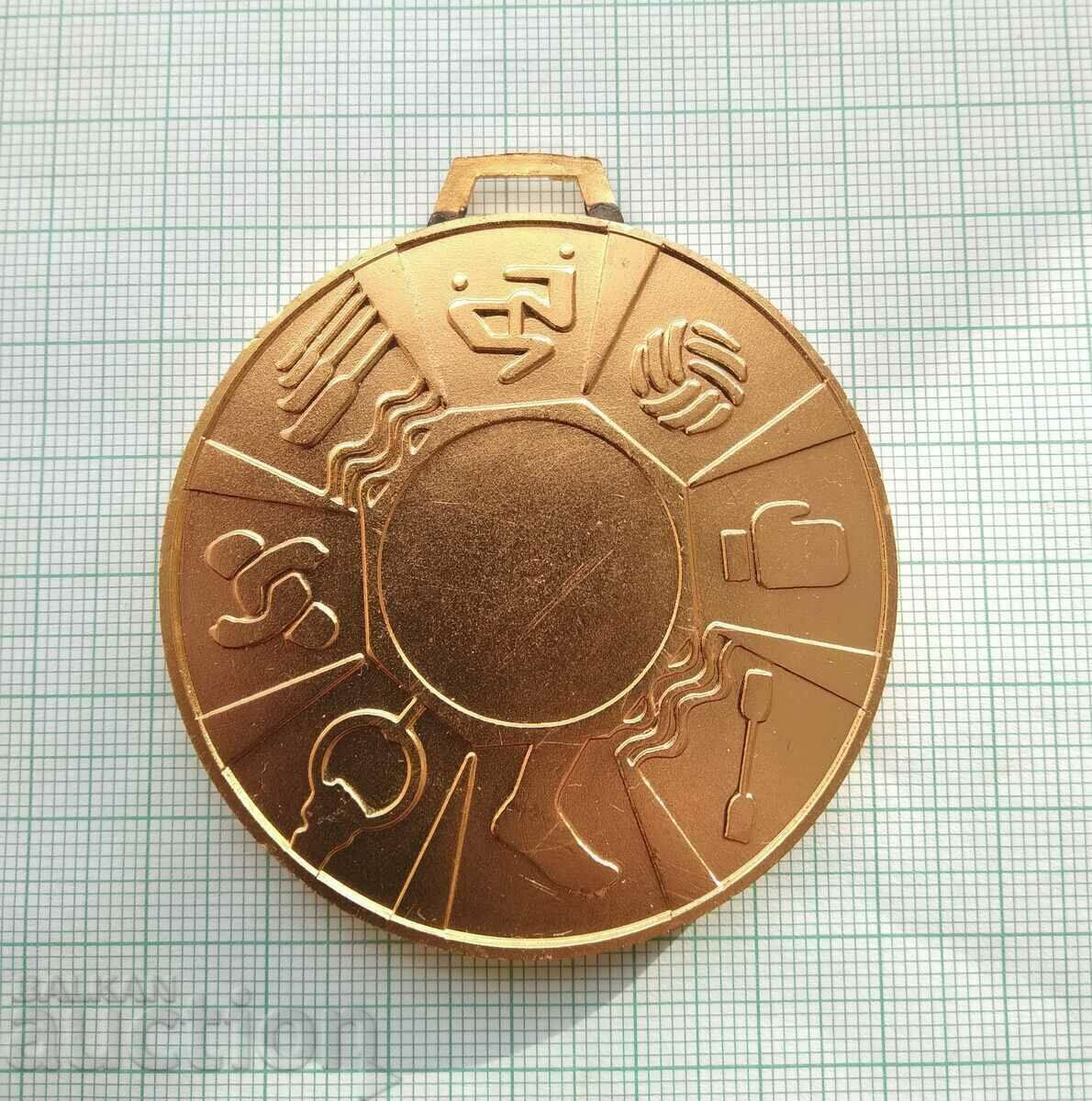 14956 Medal - OS of BSFS Ruse - diameter 60mm with price 4.00 BGN | € 2.05 14956 Medal - OS of BSFS Ruse - diameter 60mm with price 4.00 BGN | € 2.05