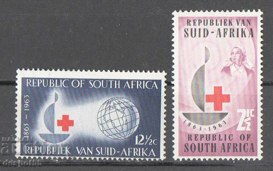 1963. Sud. Africa. 100 de ani de la Crucea Roșie.