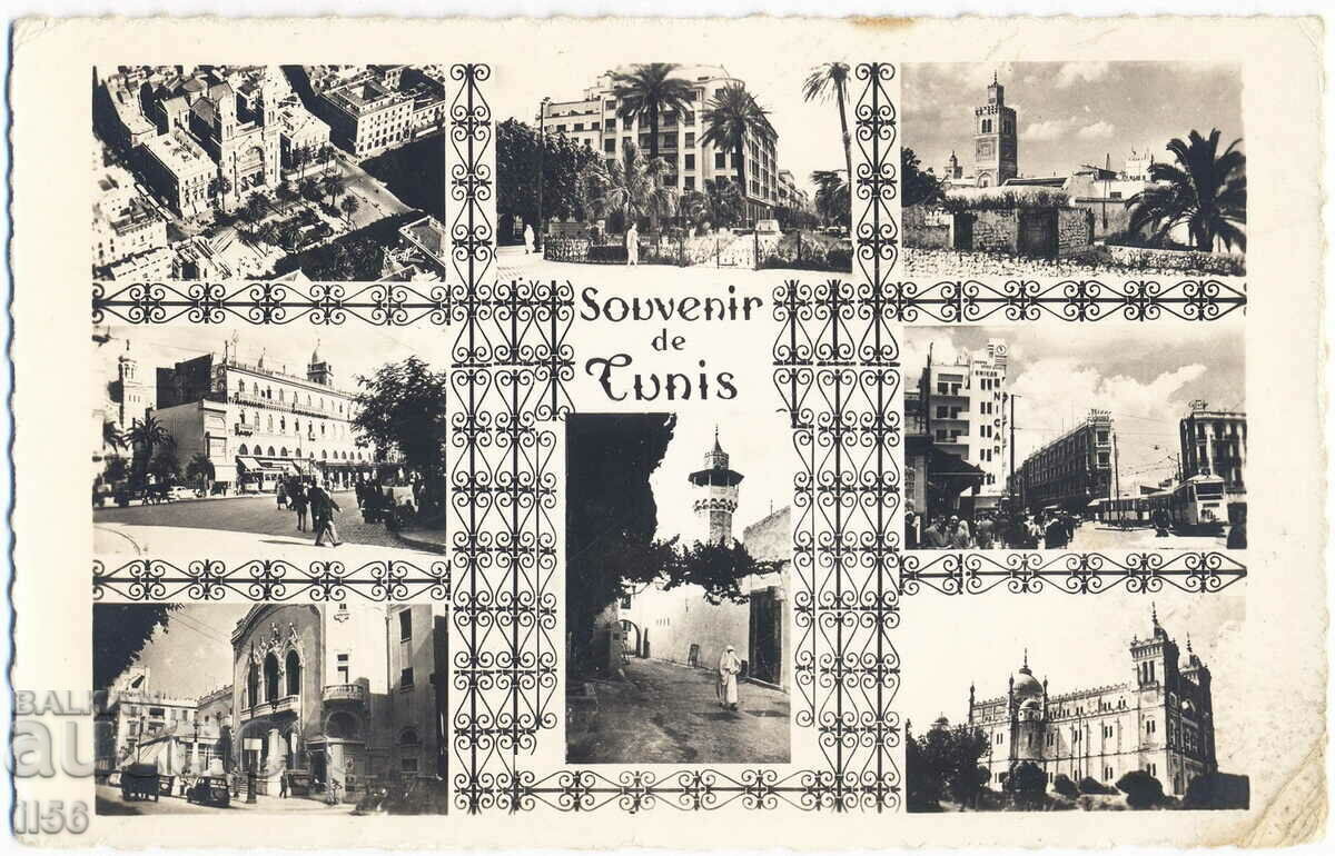 Тунис - мозайка - микс - ок. 1955