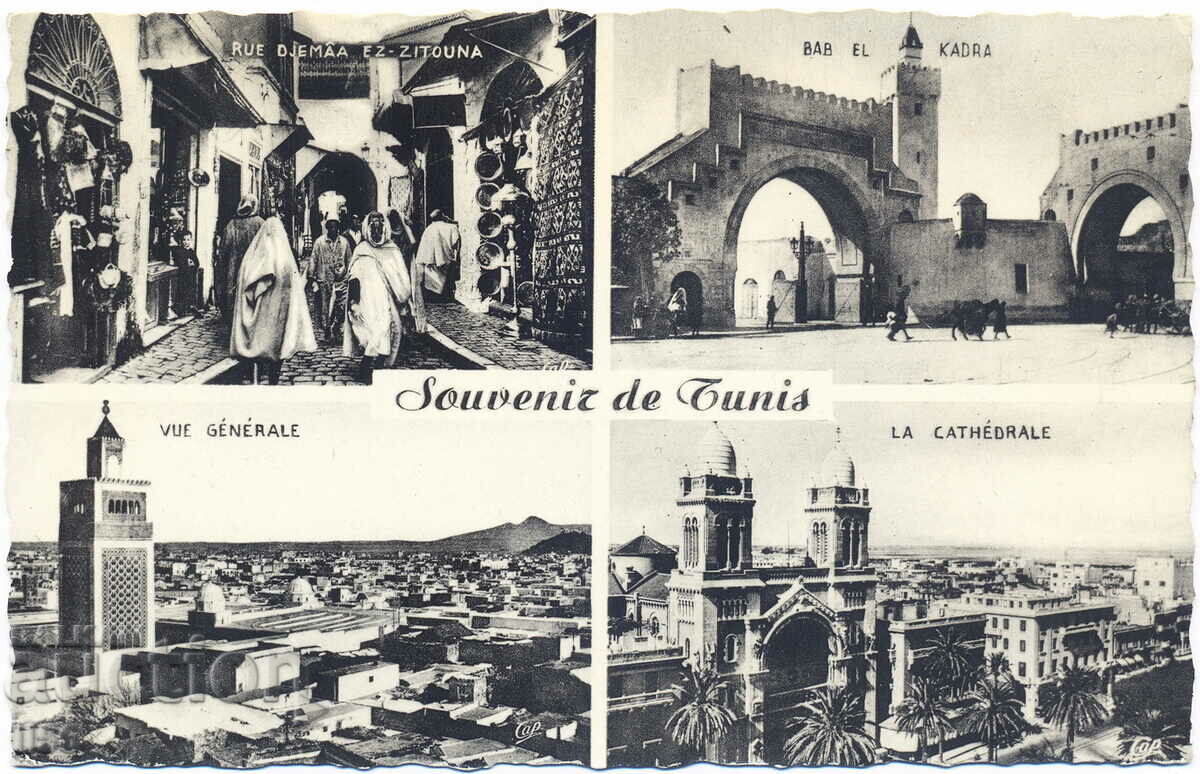 Tunisia - mozaic - mix - ca. 1960