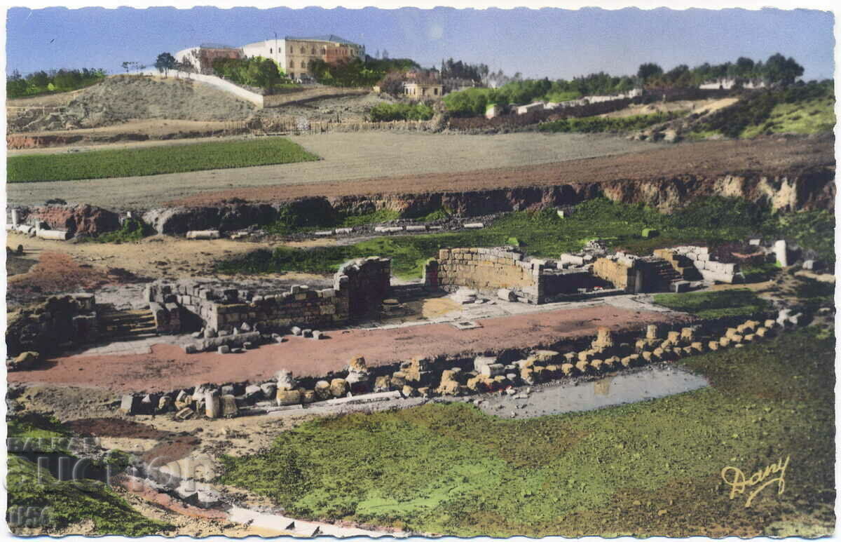 Tunis - Carthage - ruins - Roman Theater - 1959