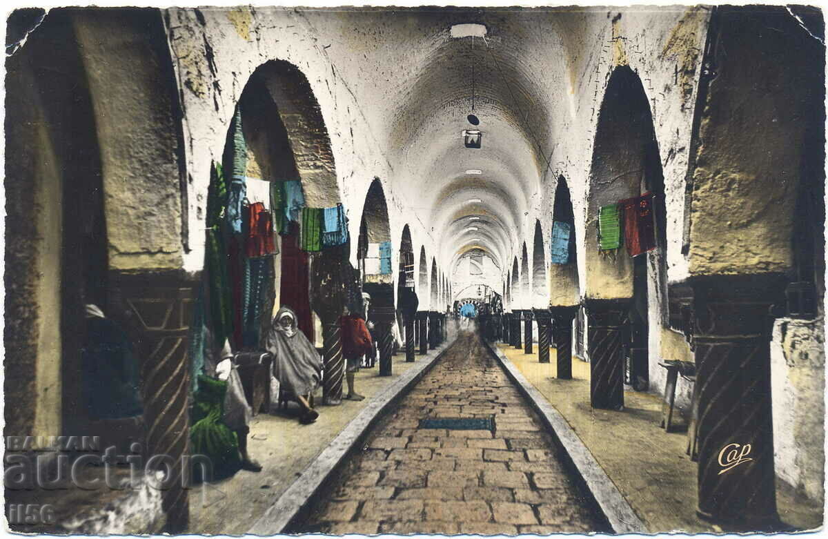 Tunis - Tunis - piata acoperita - 1958