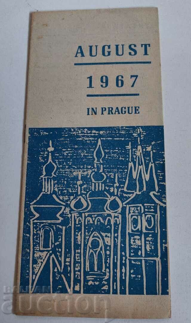 turnat 1967 BROSURĂ PRAGA