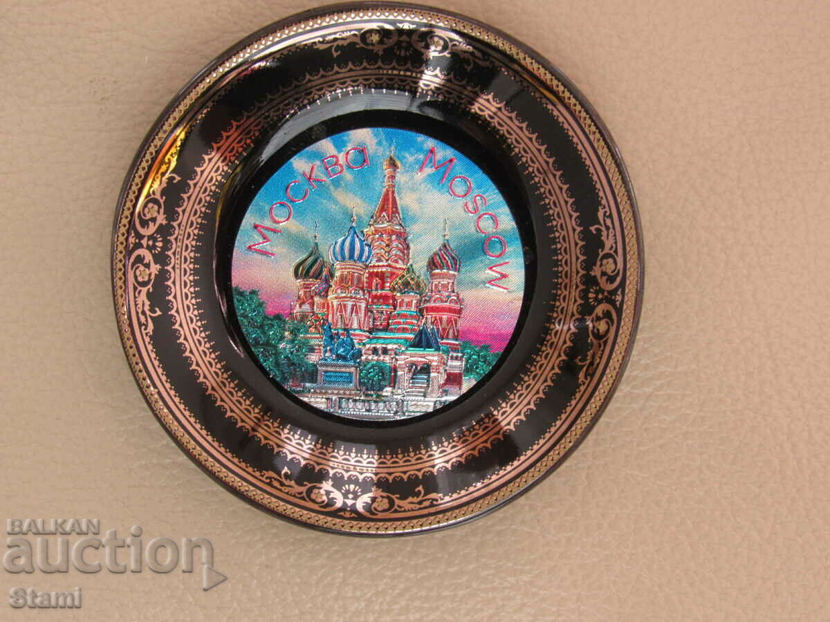 Auction Authentic metal magnet from Moscow, Russia-series-25 Auction Authentic metal magnet from Moscow, Russia-series-25