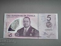 Bancnota - Tonga - 5 paanga UNC | 2024