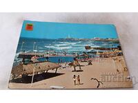 Postcard Casablanca Beach of Casablanca 1971