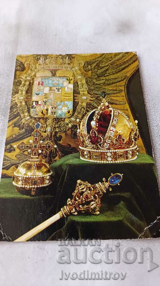 P K Coroana împăratului Rudilph al II-lea cu Orb imperial