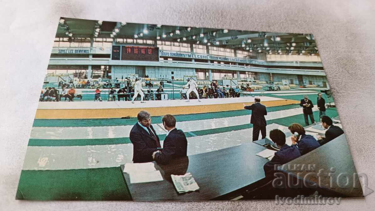 Complexul sportiv P K Moscova Sala de scrimă CSKA 1980