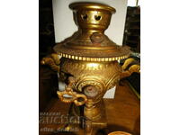 Russian samovar made of bronze and copper, NEW!