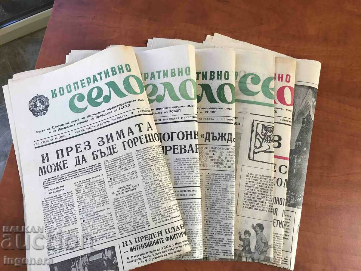 Auction NEWSPAPER "COOPERATIVE VILLAGE"-6 ISSUES Auction NEWSPAPER "COOPERATIVE VILLAGE"-6 ISSUES