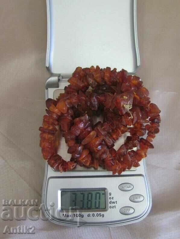 Auction Antique Women's Necklace Raw Amber Auction Antique Women's Necklace Raw Amber
