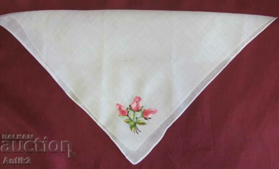 Vintich Hand Embroidery Bedspread and Towel in a box - 6