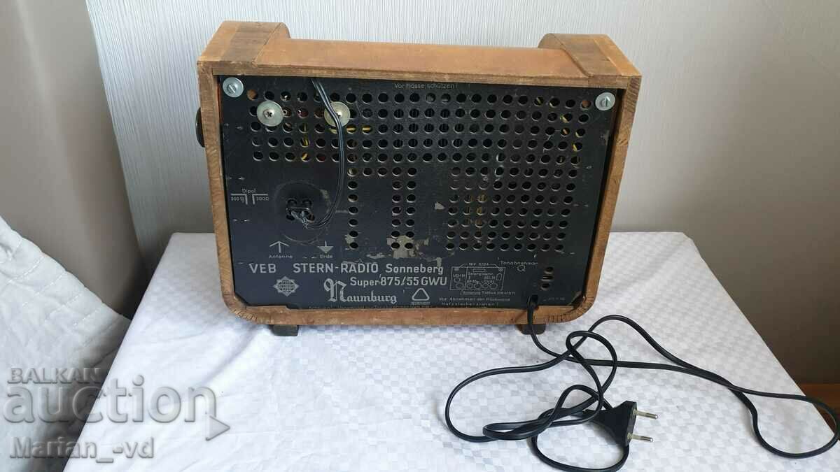 Collector's radio VEB Stern Radio Sonneberg Super 875/55 - 5 Collector's radio VEB Stern Radio Sonneberg Super 875/55 - 5