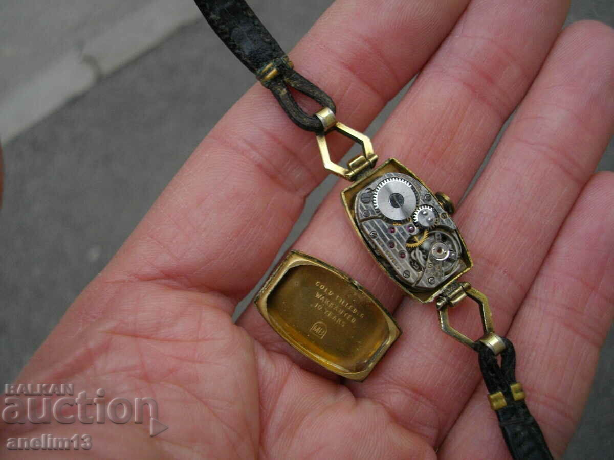 CERTINA EXTRA SWISS ART DECO GOLD WOMEN'S WATCH - 6 CERTINA EXTRA SWISS ART DECO GOLD WOMEN'S WATCH - 6