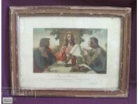 1911 Old Lithography - Christ