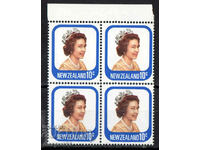 1977. Noua Zeelandă. Regina Elisabeta a II-a. Pătrat.