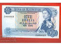 MAURITIUS MAURITIUS 5 Rupees emisiune 1967 N 13 aUNC - UNC