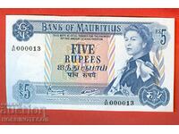 MAURITIUS MAURITIUS 5 Rupees emisiune 1967 N 13 aUNC - UNC