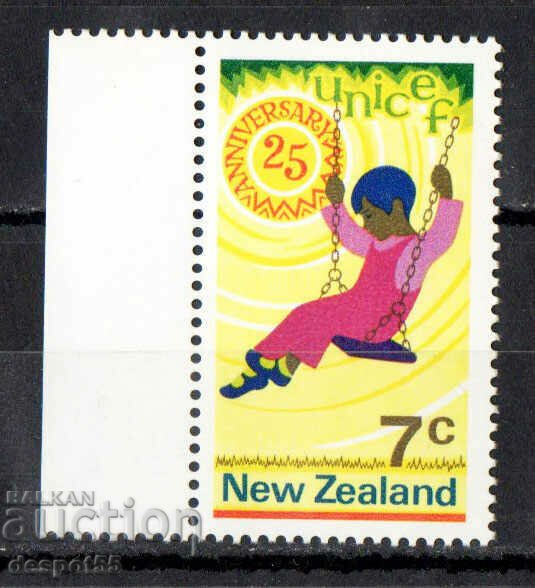 1971. New Zealand. UNICEF's 25th Anniversary.