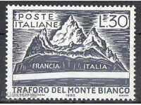 1965. Italia. Descoperirea tunelului Mont Blanc.