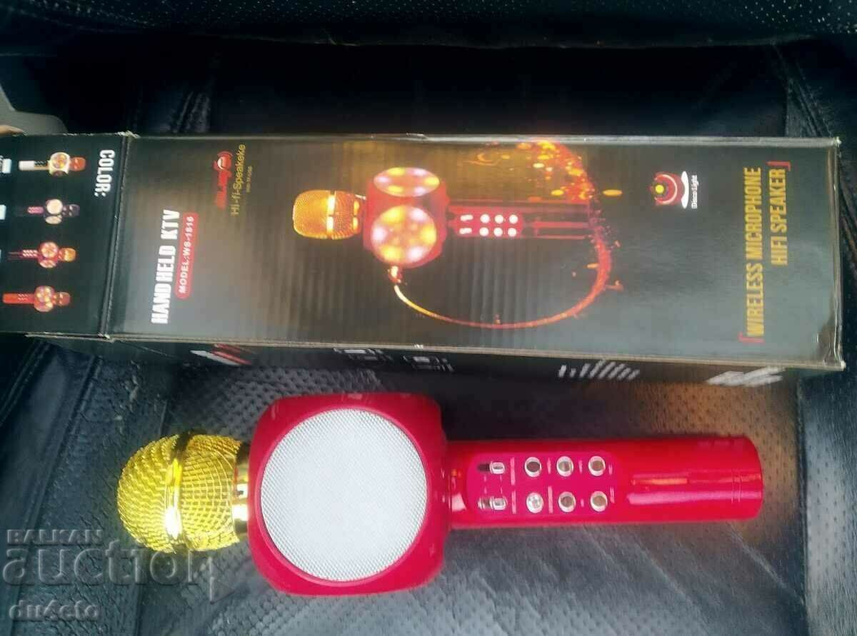 Bluetooth Wireless - microfon karaoke cu difuzor încorporat SUA - 5