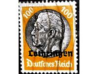 Imperiul Germaniei 1940, timbru poștal folosit 100 Pf.