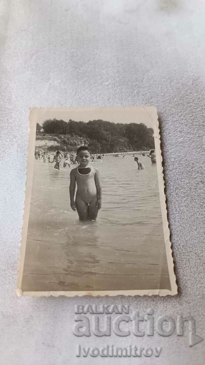 Photo Boy on the Beach 1953