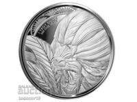 1 oz Mandrill de argint - Republica Camerun 2022