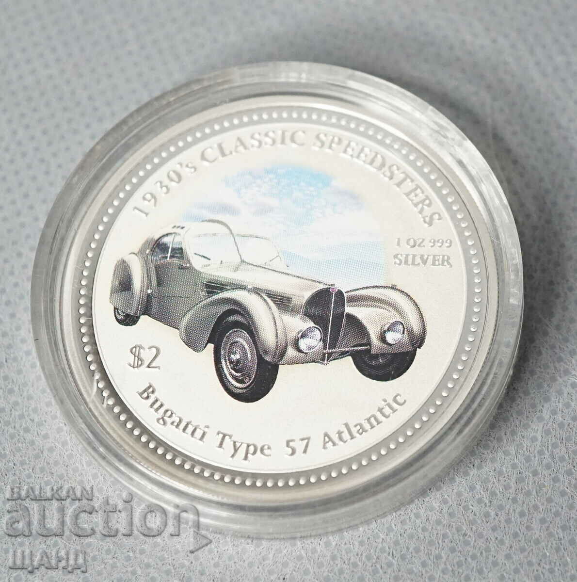 2006 Νησιά Κουκ 2 $ Vintage Cars Αυτοκίνητα 1 oz