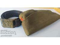 Soldier's cap, pilot and belt-signs, five-pointer
