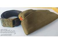 Soldier's summer cap, pilot and insignia belt, five-pointer