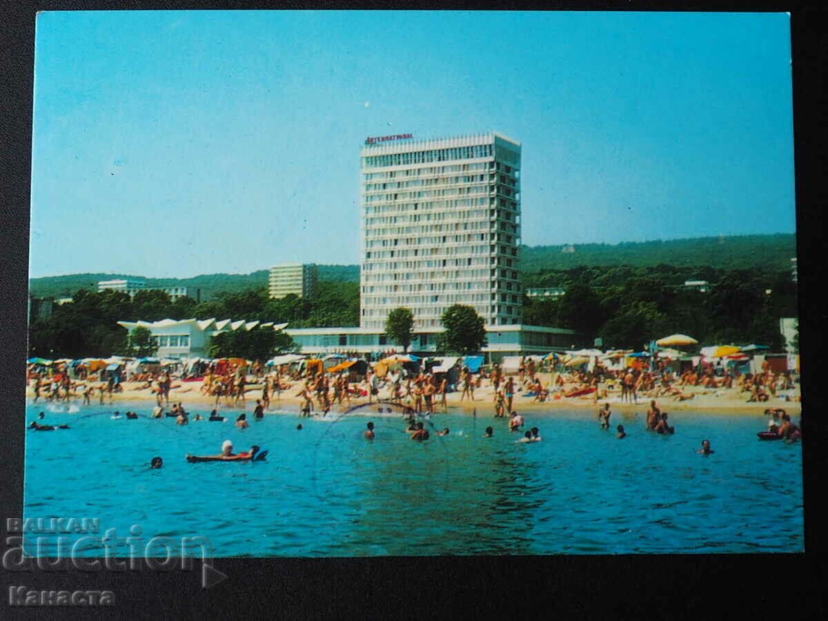 Златни пясъци хотел Интернационал марка 1978   К 403