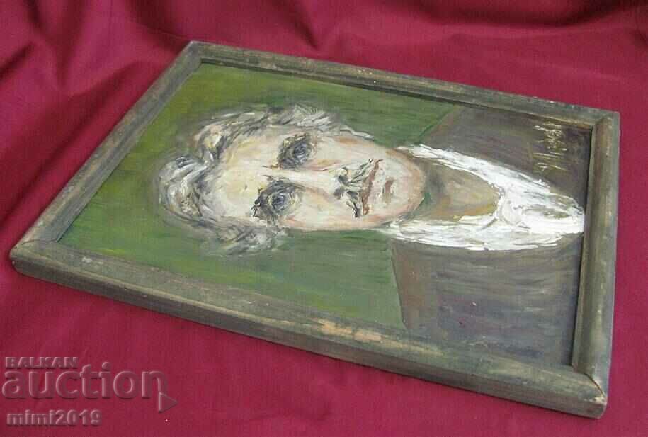 30's Original Oil Painting-Vasil Levski-signed - 6 30's Original Oil Painting-Vasil Levski-signed - 6
