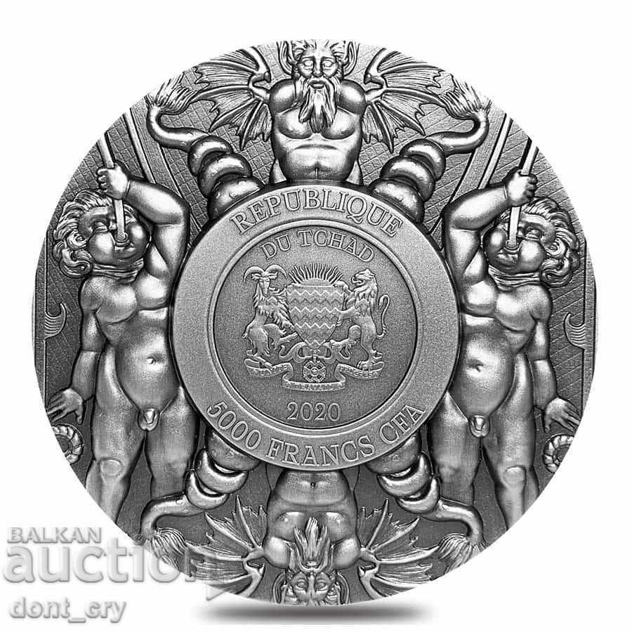 Auction Silver 2+11.5 Oz King Arthur 2020 Bi-Metal-Max Auction Silver 2+11.5 Oz King Arthur 2020 Bi-Metal-Max