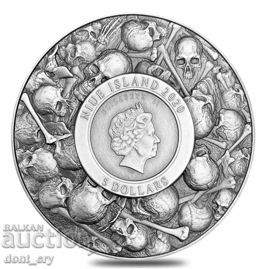 Silver 2+11.5 Oz Count Dracula Vlad the Impaler 2020 Bi-Metal-Max with price 900.00 BGN | € 460.16 Silver 2+11.5 Oz Count Dracula Vlad the Impaler 2020 Bi-Metal-Max with price 900.00 BGN | € 460.16