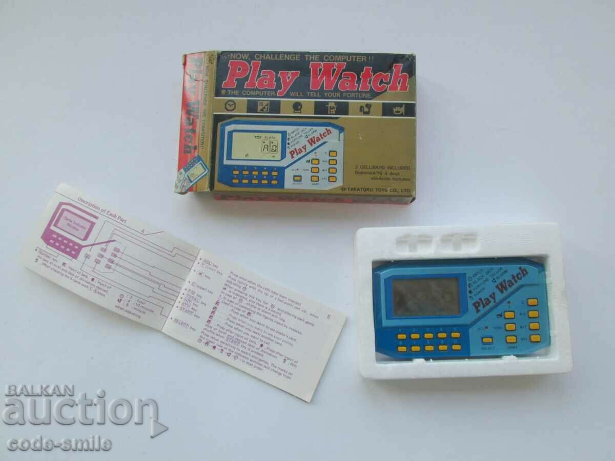 Стара примитивна електронна игра от първите модели