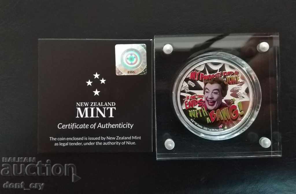 Auction Silver 1 Oz Joker 2020 TV Series Auction Silver 1 Oz Joker 2020 TV Series