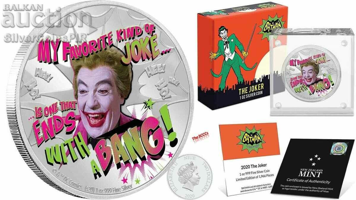 Seria TV Joker 2020 de 1 oz de argint